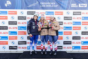 Nationencup Podium Damen, Innsbruck 2024 Nationencup Podium Damen, Innsbruck 2024