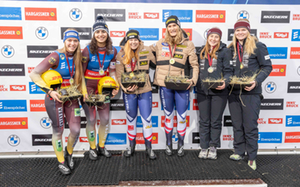 Podium Women's Doubles, Igls 2024 Podium Women's Doubles, Igls 2024