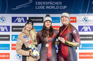 Damen Podium, Nationencup Oberhof 2026