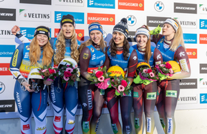 Podium Damen Doppel, Winterberg 2026