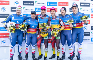 Podium Herren Doppel, Winterberg 2026