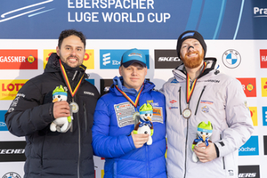 Podium Herren, Nationencup Oberhof 2025 Podium Herren, Nationencup Oberhof 2025