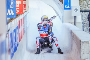 Steu / Koller, 5th World Cup victory, Igls 2020 Steu / Koller, 5th World Cup victory, Igls 2020