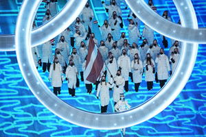 Opening Beijing 2022, Latvia Opening Beijing 2022, Latvia