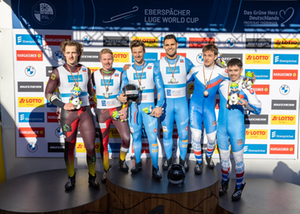 Nationencup Podium Herren Doppel, Oberhof 2026