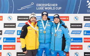 Men's singles Nationscup Podium, Park City 2025
