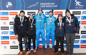 Men's Doubles Nationscup Podium, Park City 2025