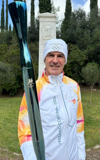 Armin Zöggeler, Olympic Torch, Milano Cortina 2026