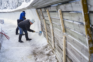 Track building Hammarstrand, Photo: Roger Strandberg Track building Hammarstrand, Photo: Roger Strandberg