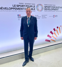 Einars Fogelis, Paris 2024 Summit - Sport for Sustainable Development Einars Fogelis, Paris 2024 Summit - Sport for Sustainable Development