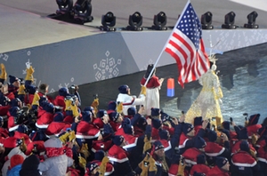 Hamlin US-Fahnentr&auml;gerin