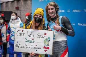 Julia Taubitz und Madeleine Egle, Beijing 2022 Julia Taubitz und Madeleine Egle, Beijing 2022
