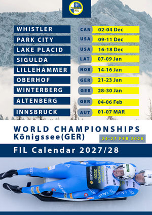 FIL Calendar 2027/2028