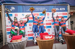 Sprint Women's Doubles, Igls 2022