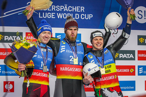 Podium Men's Singles, Sigulda 2023