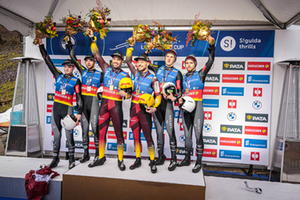 Podium Men's Doubels, Sigulda 2023