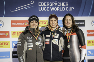 Podium Damen, Nationencup Oberhof 2024