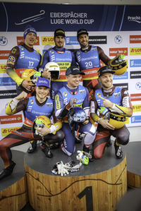 Herren Doppel Podium, Oberhof 2024 Herren Doppel Podium, Oberhof 2024