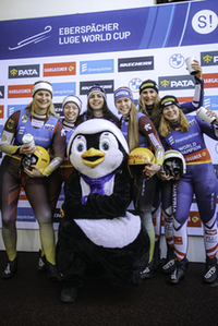 Women's Podium, Sigulda 2, 2024