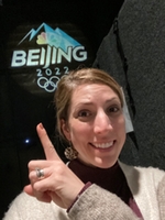 Erin Hamlin Beijing 2022 TV Studio NBC Erin Hamlin Beijing 2022 TV Studio NBC