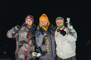 Medallists Men's Singles Luge; OWG MiCo26