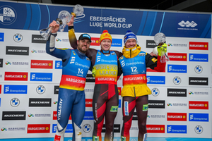 Gesamt-Wetlcup Podium 2024/2025 Einsitzer-Herren Yanqing Gesamt-Wetlcup Podium 2024/2025 Einsitzer-Herren Yanqing