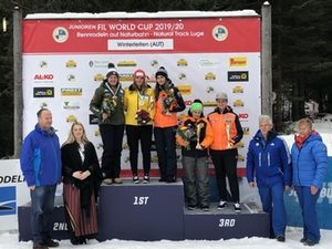 Podium Winterleiten Juniorinnen 2019