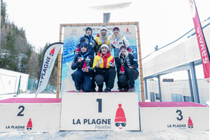 Damen Doppel Junioren, La Plagne 2024 Damen Doppel Junioren, La Plagne 2024