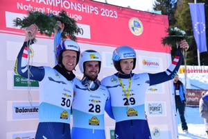 WM 2023 Deutschnofen Podium Herren