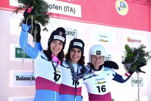 WM 2023 Deutschnofen Podium Damen