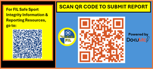 QR-Code for FIL Safe Sport Reporting Platform QR-Code for FIL Safe Sport Reporting Platform