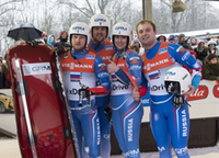 Russen team staffel Sigulda