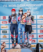 WM Umhausen 2021 Podium Damen