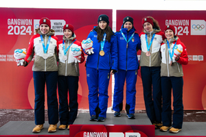 Podium Women's Doubles, Gangwon 2024 Podium Women's Doubles, Gangwon 2024